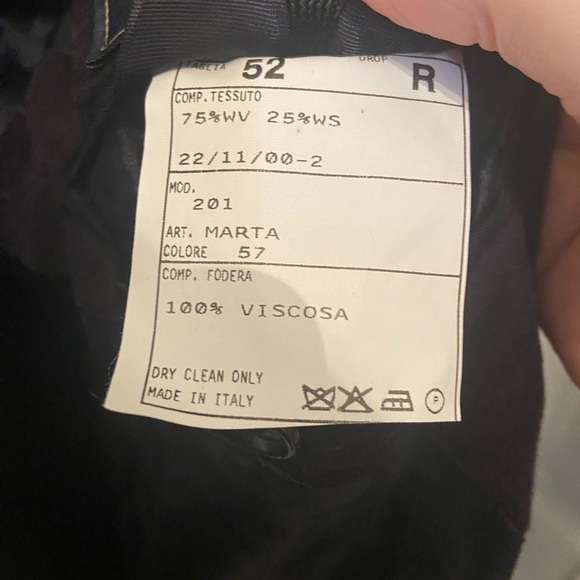 Arzani Black Cashmere/Wool Maxi Coat from Italy - Picture 8 of 10